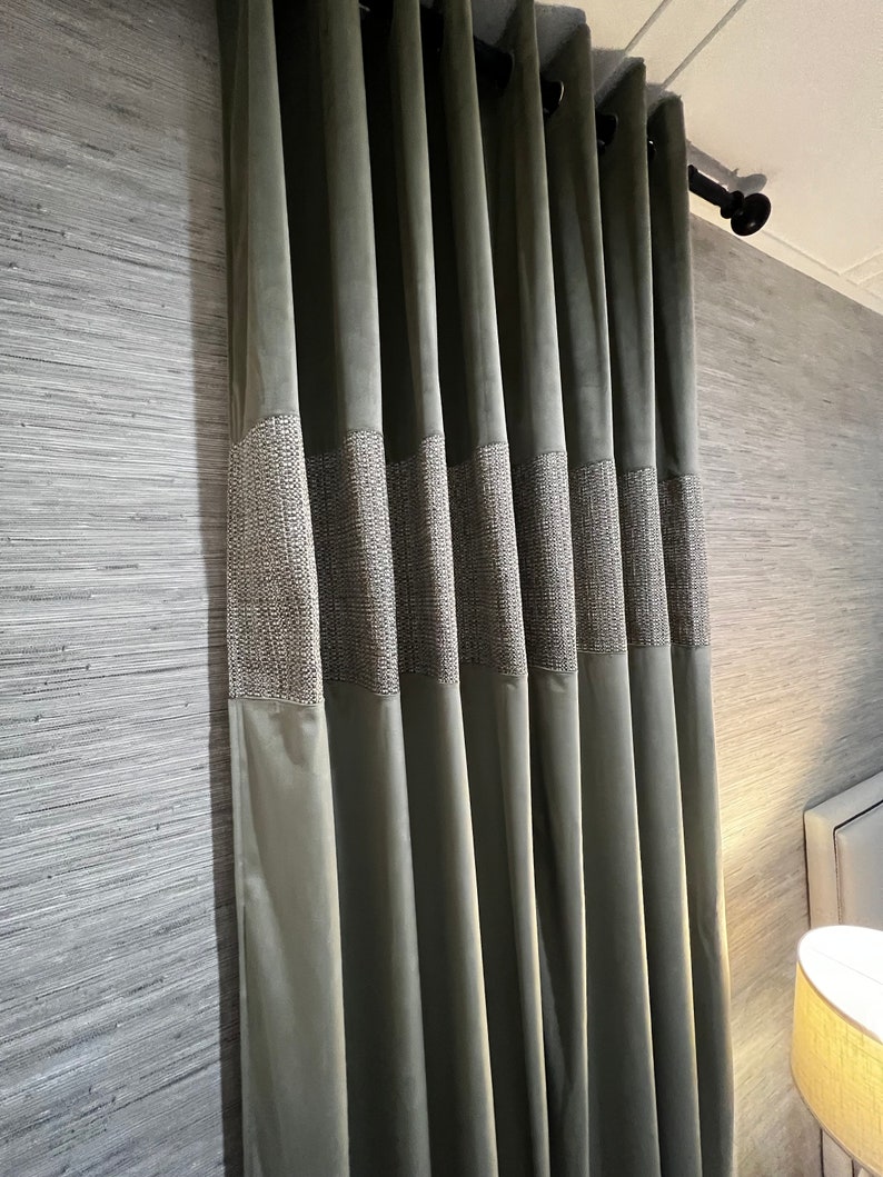 Luxury Velvet Curtain With Insert 120 Inch Long, 52 Inch Wide Etsy