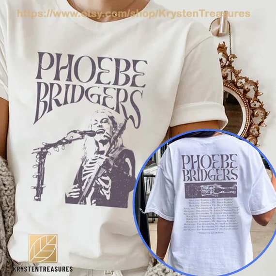 Phoebe Bridgers 2023 Double Sides Concert Shirt, Phoebe Bridgers Tour Shirt, Phoebe Bridgers Shirt For Fan, Phoebe Bridgers Fan Gifft