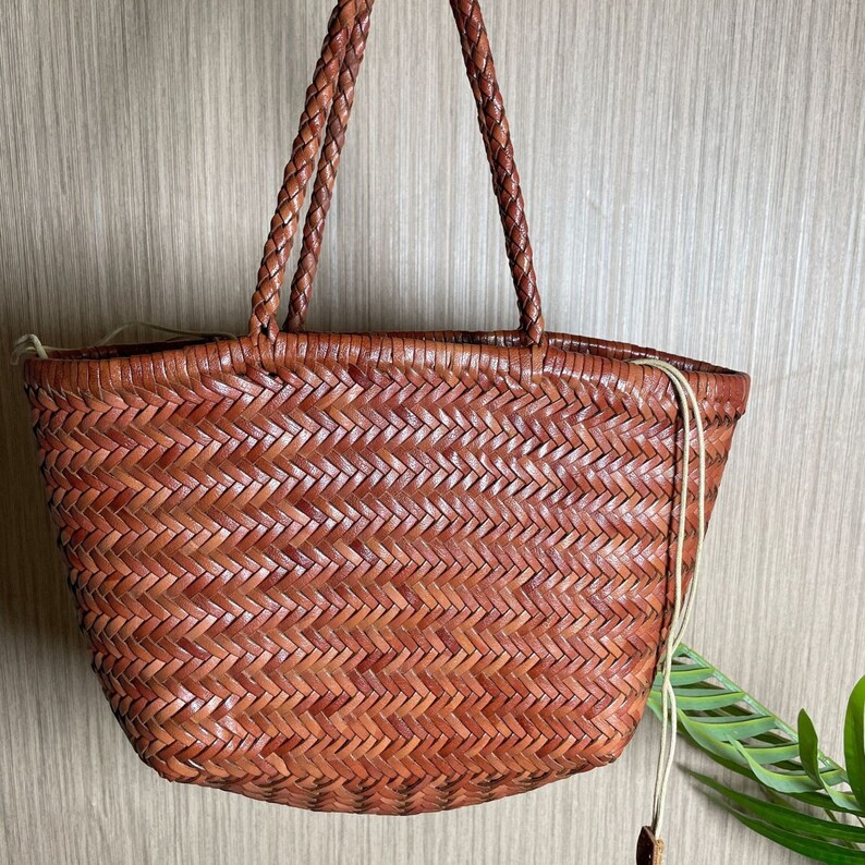 Dragon Diffusion Style Woven Bag Leather French Vegetable - Etsy