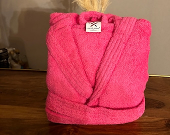 Children's bathrobe with hood