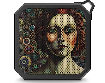 Altavoz Bluetooth portátil de arte moderno, diseño original, ideal para disfrutar de la música al aire libre