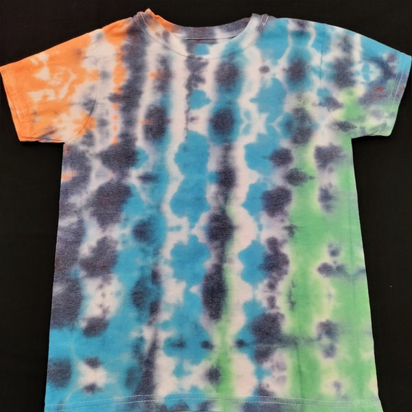 Smokey River Tie Dye T-Shirt, Kid's Size X-Large
