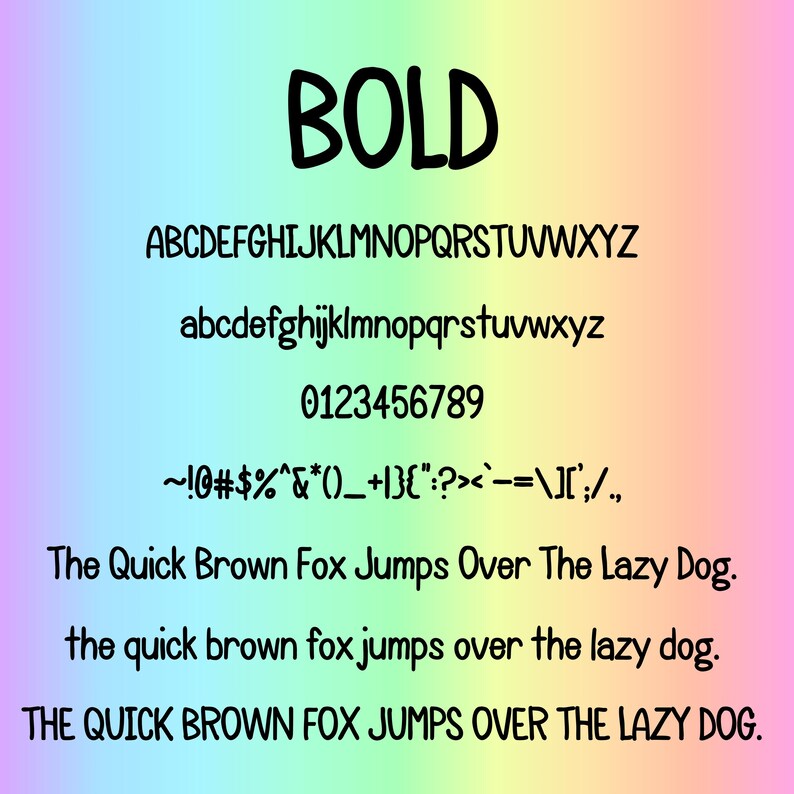 Handwritten Font Bundle: Fun Doodle Typeface (OTF & TTF) Commercial ...