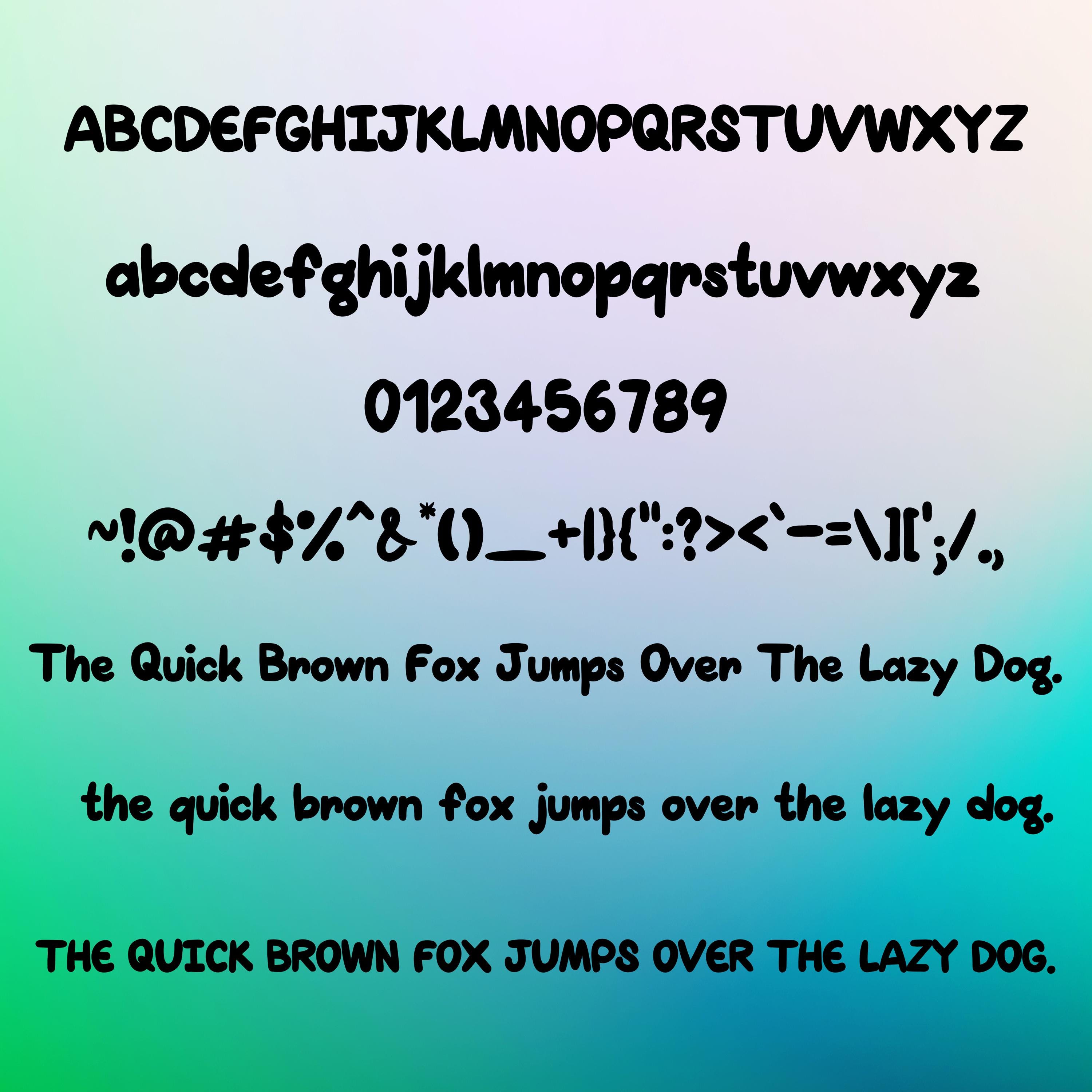 Bold Handwritten Font, Fun Doodle Font, Commercial Use License Included ...