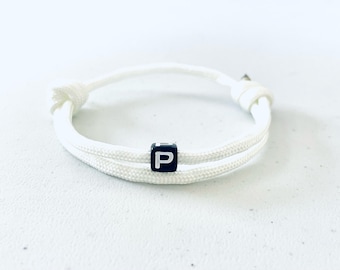 Letter Bracelet Personalized Letters Bracelet Letter Surfer Bracelet Wish Bracelet Customized Friendship Bracelet Letter Partner Bracelet