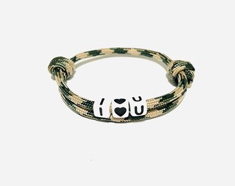 Letter Bracelet Personalized Letters Bracelet Letter Surfer Bracelet Wish Bracelet Customized Friendship Bracelet Letter Partner Bracelet