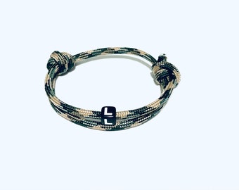 Personalized bracelet with letter - Individualized friendship bracelet for couples best friends - birthday gift women men - choose letter