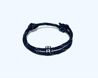 Letter Bracelet Personalized Letters Bracelet Letter Surfer Bracelet Wish Bracelet Customized Friendship Bracelet Letter Partner Bracelet