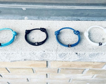 Letter Bracelet Personalized Letters Bracelet Letter Surfer Bracelet Wish Bracelet Customized Friendship Bracelet Letter Partner Bracelet
