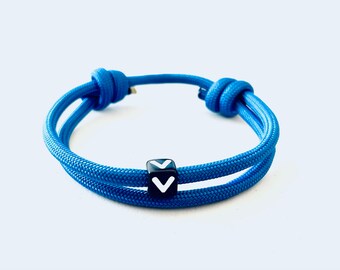 Letter Bracelet Personalized Letters Bracelet Letter Surfer Bracelet Wish Bracelet Customized Friendship Bracelet Letter Partner Bracelet