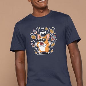 Funny Corgi Crypto Trader T-Shirt: Bitcoin Dog Lover Tee