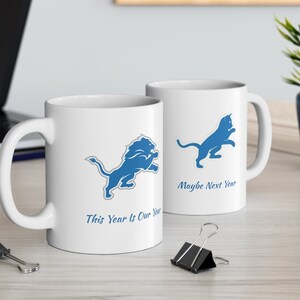 Detroit Lions Fans Coffee Cup 20OZ Car Cup Home Travel Portable Cup Style