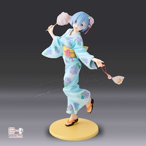 Anime Rem - RE: Zero  3D Painted Clay Figure Custom Statue Sculpture Figurine Model Toy Modeled Collection Gift Otaku Fandom 23CM