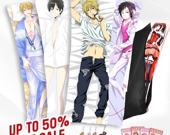 Custom Made Body Pillow Cover Durarara Anime Fan Art Design Dakimakura Hugging Body Pillow Cover Case DIY Personalized Doublesided