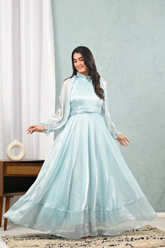 sky blue color dress Sierra Merino Wool Tank Dress - Sea Blue – Sierra Tank Dress