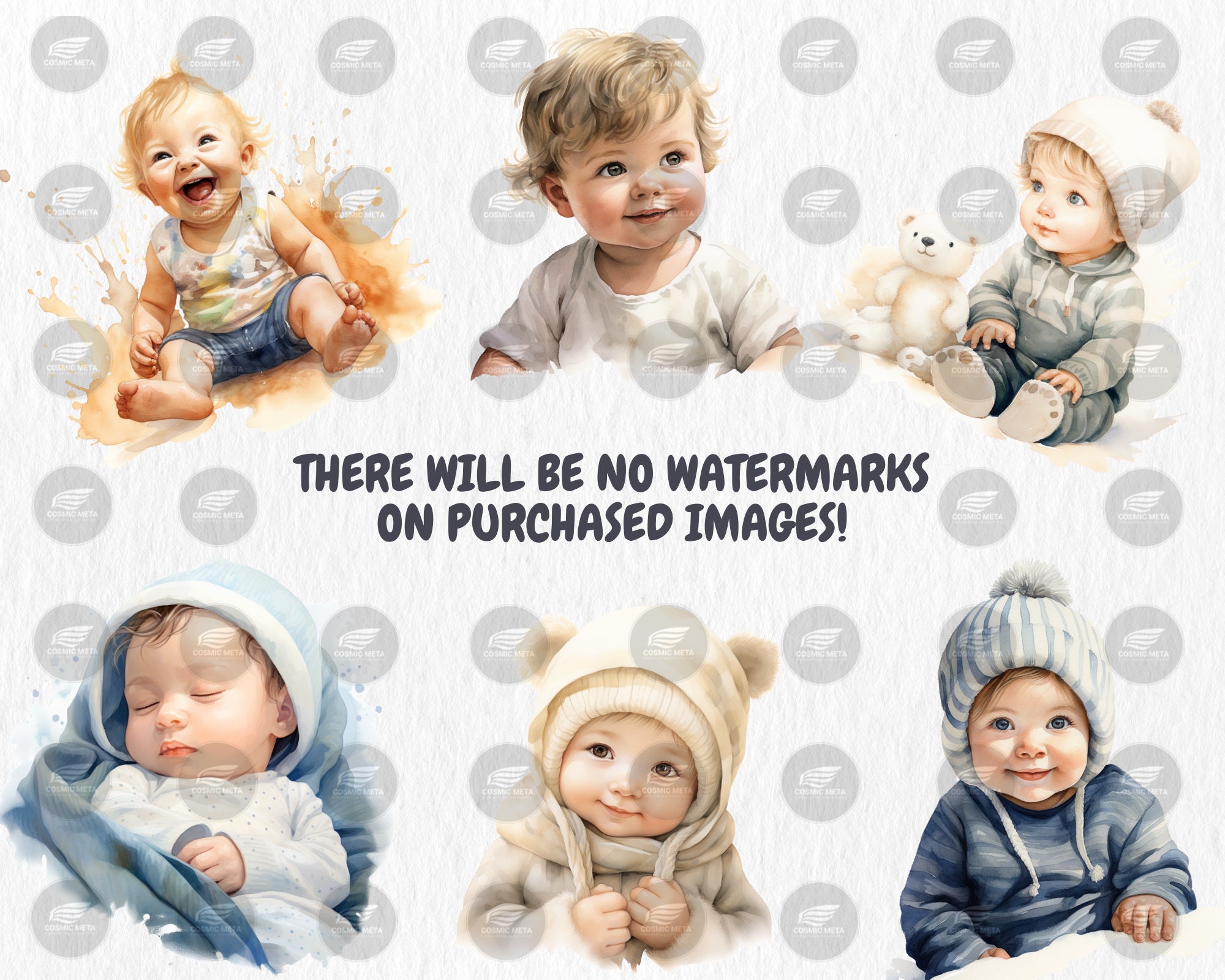 Aquarel schattige baby's clipart, lachende, slapende baby, lieve baby  illustraties, 40 afzonderlijke PNG-afbeelding, Instant Download voor  commercieel gebruik - Etsy België, image size:2000x1600