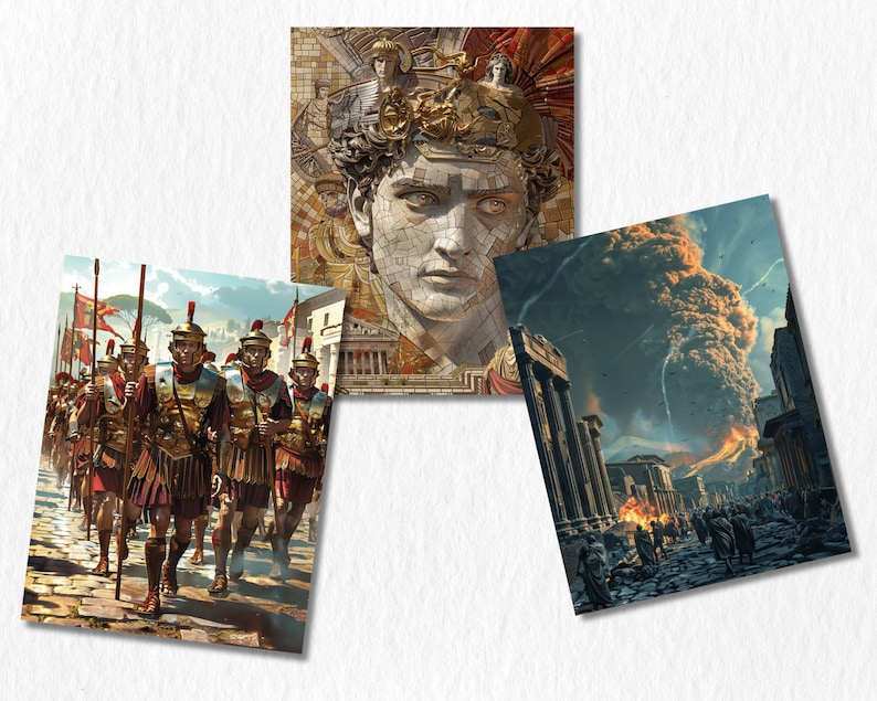 Ancient Rome Digital Paper: Roman Empire Backdrops (PDF) - Etsy