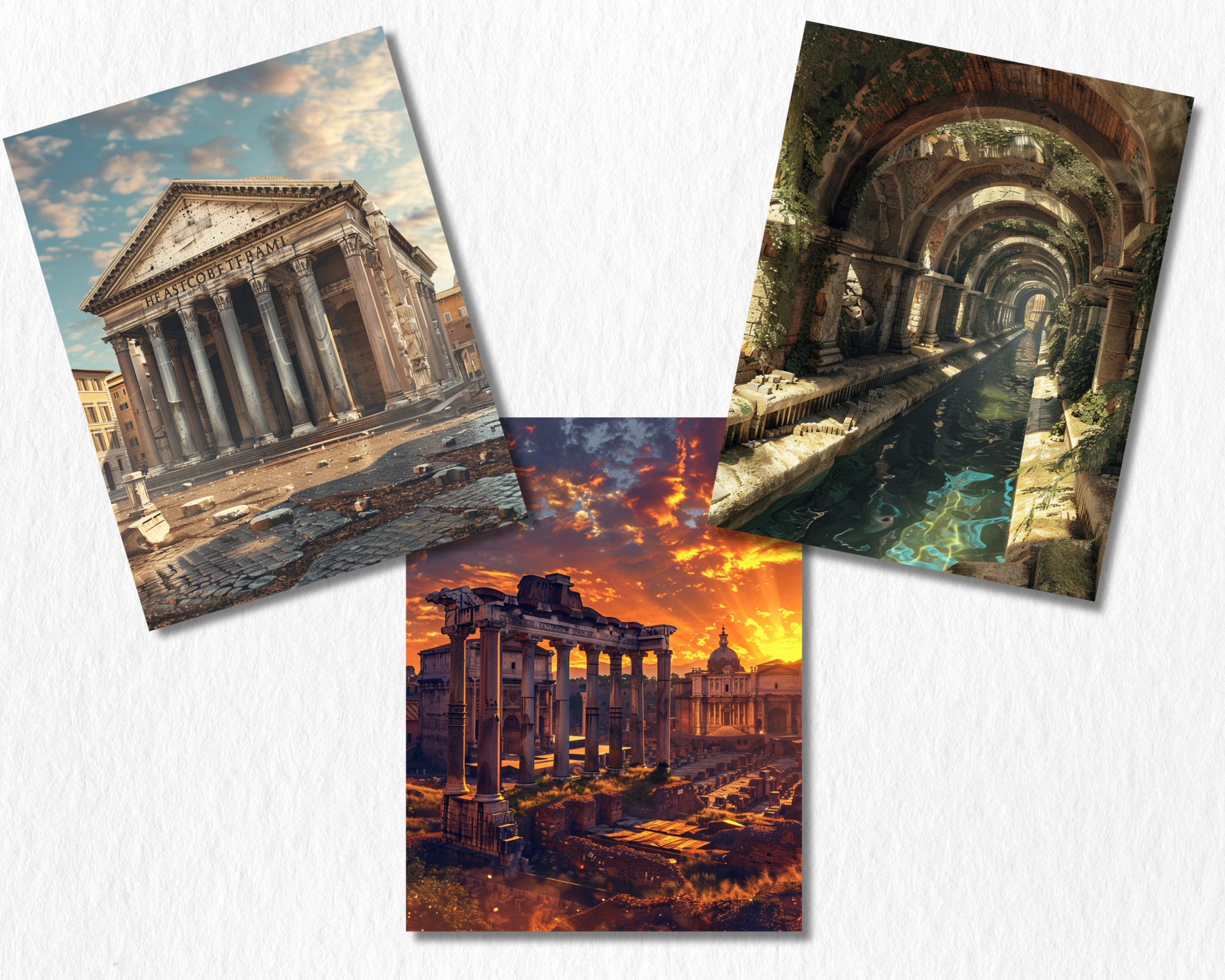 Ancient Rome Digital Paper: Roman Empire Backdrops (PDF) - Etsy Australia