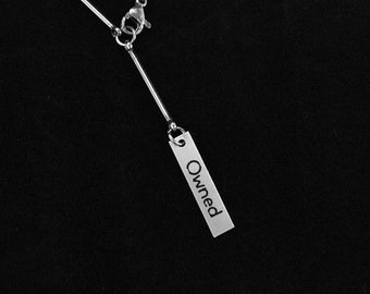 Submissive day collar, Dom sub Gifts for submissive necklace Owned discreet day collar