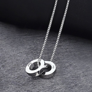 Good Girl discreet day collar. O ring choker gift for her, unique name necklace