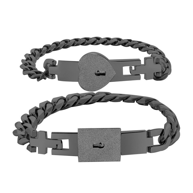 【BLACKPURPLE】Asothone Padlock Key Bangle Bracelet MUSINSA | BLACK PURPLE Asoton Lock & Key Bangle Bracelet