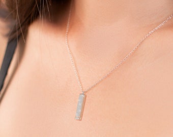 Daddy's Little S - Hidden message necklace, Retractable necklace with secret message, Dom sub gifts for her