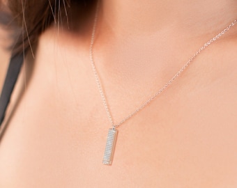 Daddy&#39;s Little S - Hidden message necklace, Retractable necklace with secret message, Dom sub gifts for her