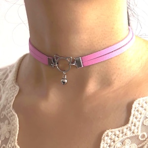 Locking day Collar – Good Girl necklace with hex lock, Discreet day collar gift for women, Dom sub jewelry, Permanent locking collar for her