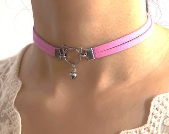 Collar de día con cerradura: collar Good Girl con cerradura hexagonal, regalo discreto de collar de día para mujeres, joyería de dominación y subordinación, collar con cerradura permanente para ella