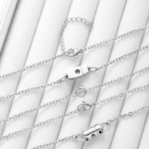 Locking day Collar – Good Girl necklace with hex lock, Discreet day collar gift for women, Dom sub jewelry, Permanent locking collar for her image 10