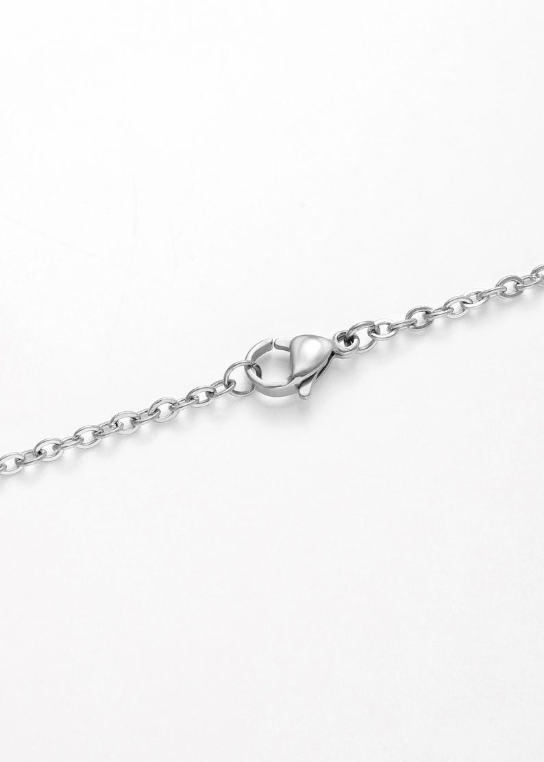 Locking day Collar – Good Girl necklace with hex lock, Discreet day collar gift for women, Dom sub jewelry, Permanent locking collar for her Lobster Claw
