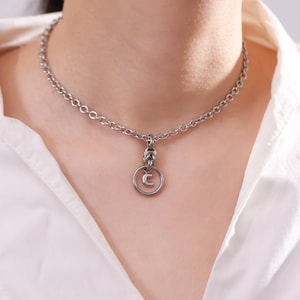 Good Girl - Eternity collar, Permanent locking collar, engraved hex lock clasp, dom sub jewelry gifts