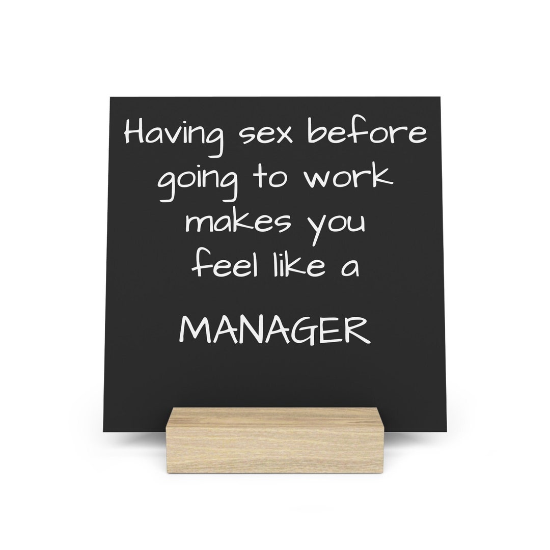 Best Gift for Boss With Funny Quotes Gallery Board With Stand Etsy