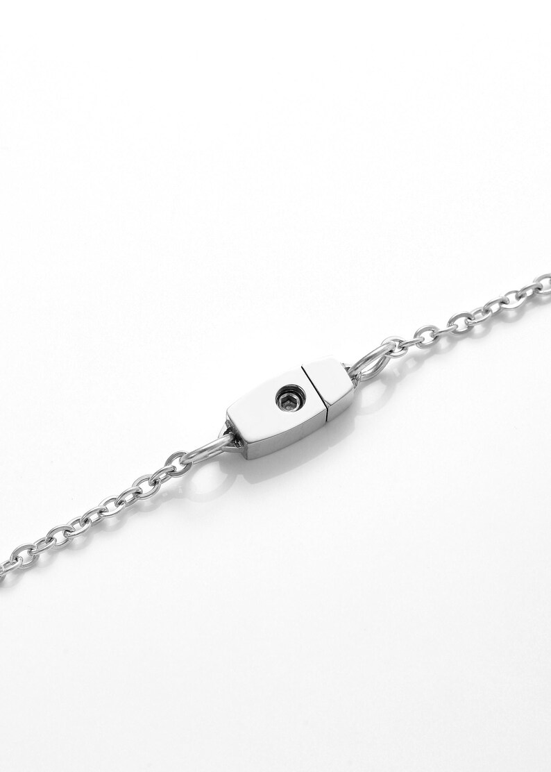Locking day Collar – Good Girl necklace with hex lock, Discreet day collar gift for women, Dom sub jewelry, Permanent locking collar for her Hex Lock Flat