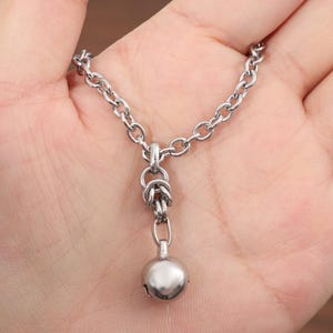 Eternity collar, Permanent locking collar, Good Girl necklace engraved hex lock clasp, dom sub jewelry gifts