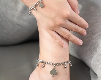 Hotwife Anklet bracelet Permanent dom sub jewelry Discreet locking day anklet sub collar, 24/7 Permanent locking anklet with Locking Options