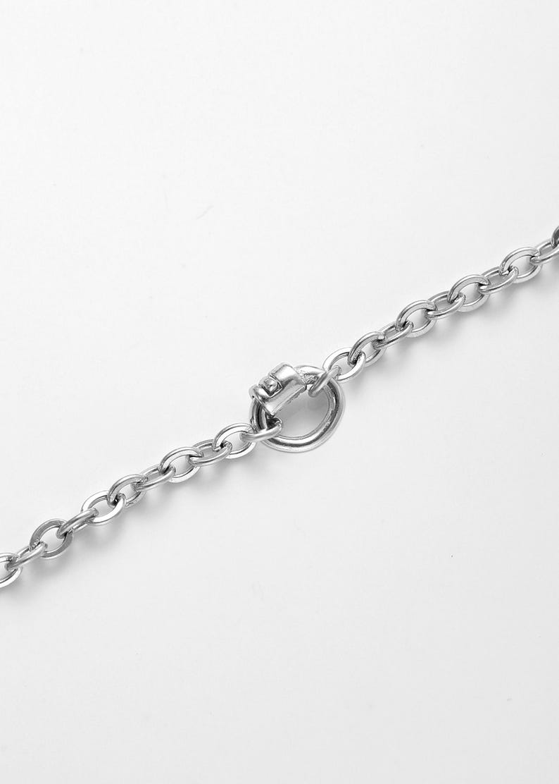 Locking day Collar – Good Girl necklace with hex lock, Discreet day collar gift for women, Dom sub jewelry, Permanent locking collar for her Forever 925 SS Lock