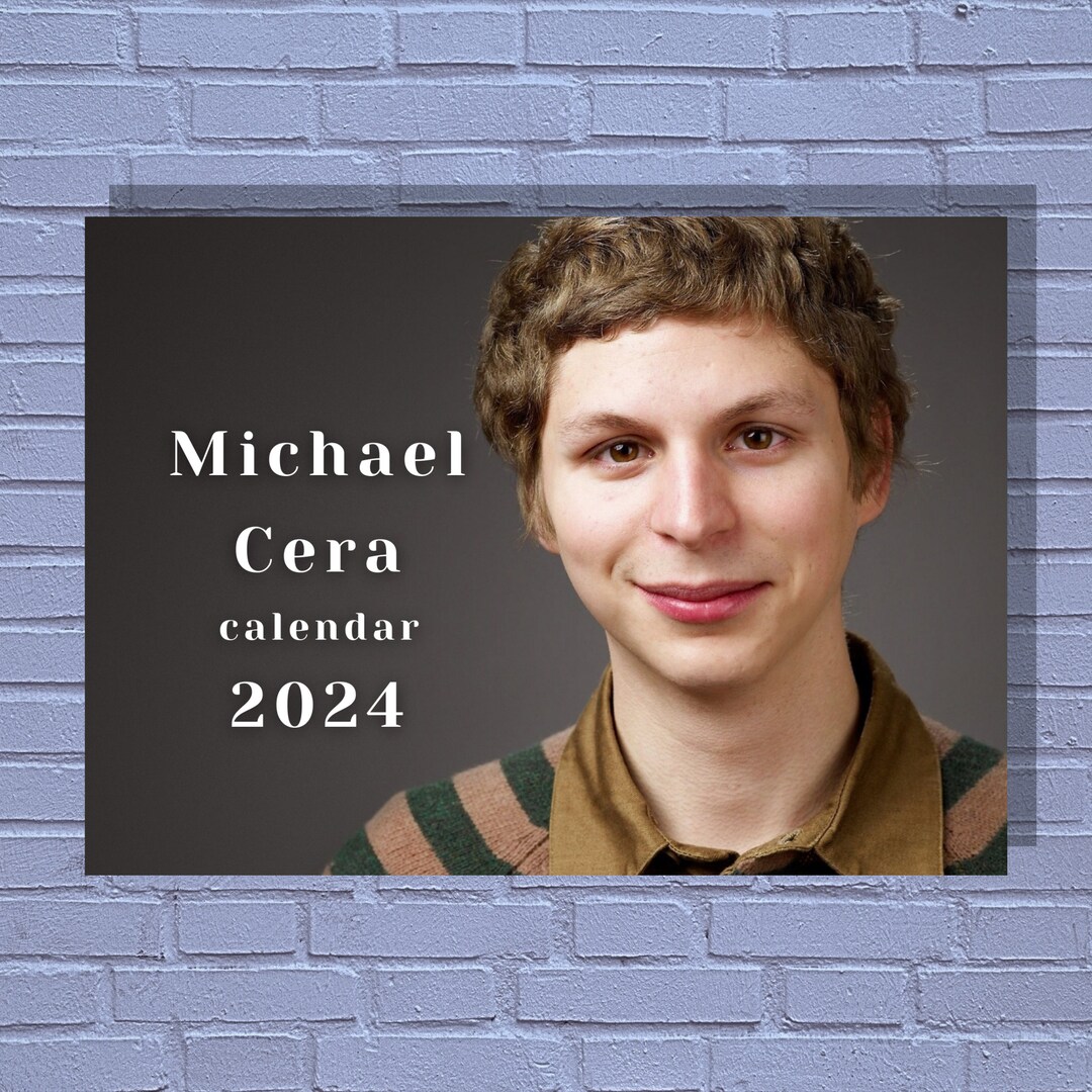Michael Cera 2024 Calendar Etsy