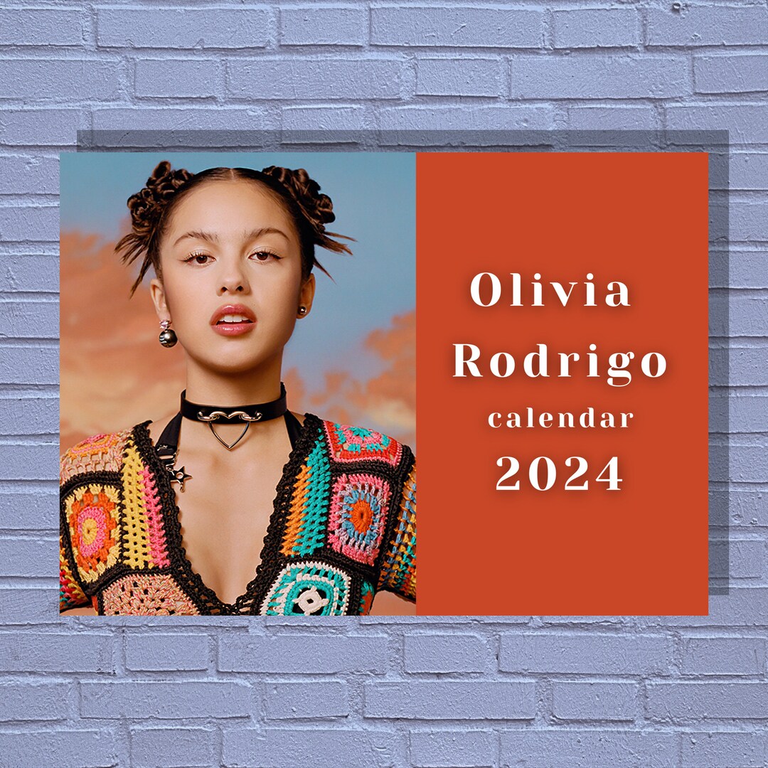 Olivia Rodrigo 2024 Calendar Etsy