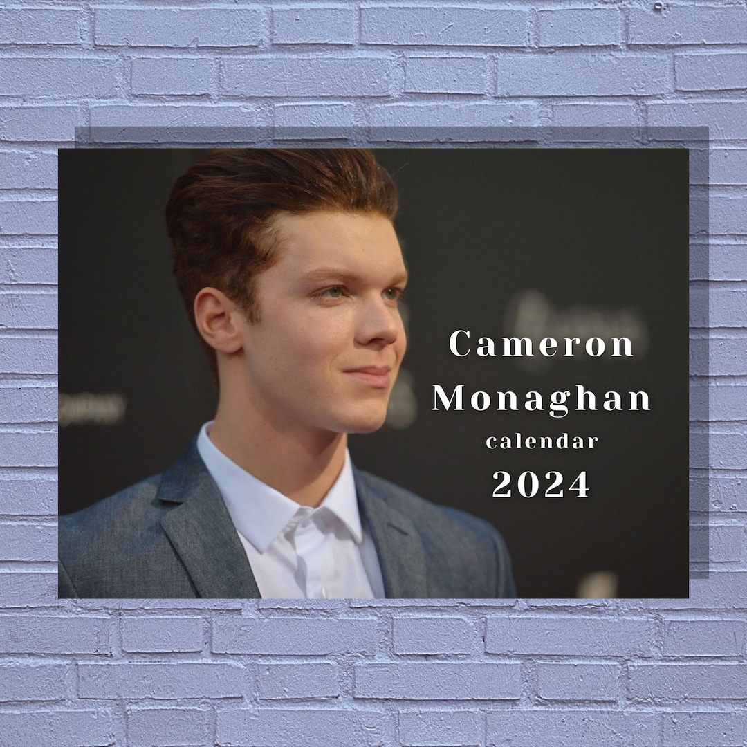 Cameron Monaghan 2024 Calendar Etsy