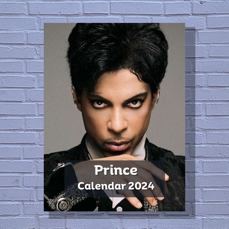 Prince 2025 Calendar Etsy