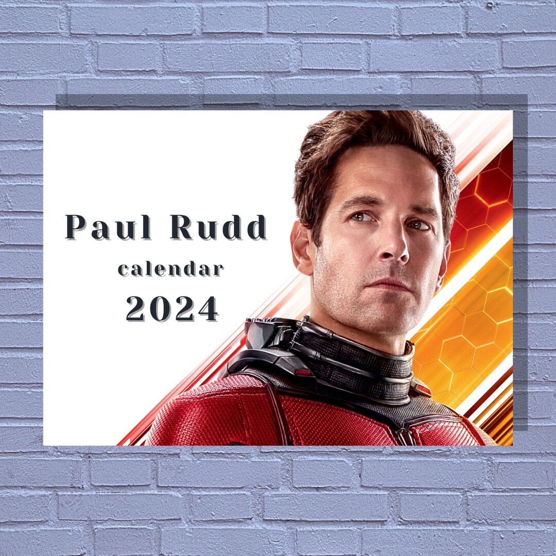 Paul Rudd 2024 Calendar Etsy