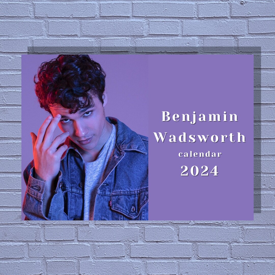 Benjamin Wadsworth 2024 Calendar Etsy Portugal