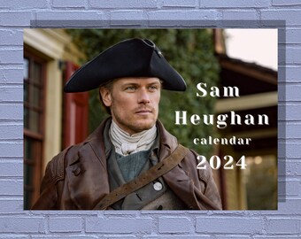 Sam Heughan 2024 Calendar - Etsy Sam Heughan 2024 Calendar - Etsy