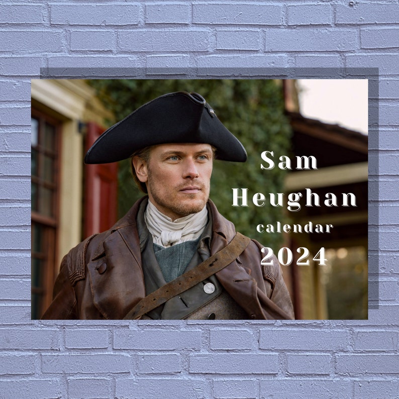 Sam Heughan 2024 Calendar Etsy UK