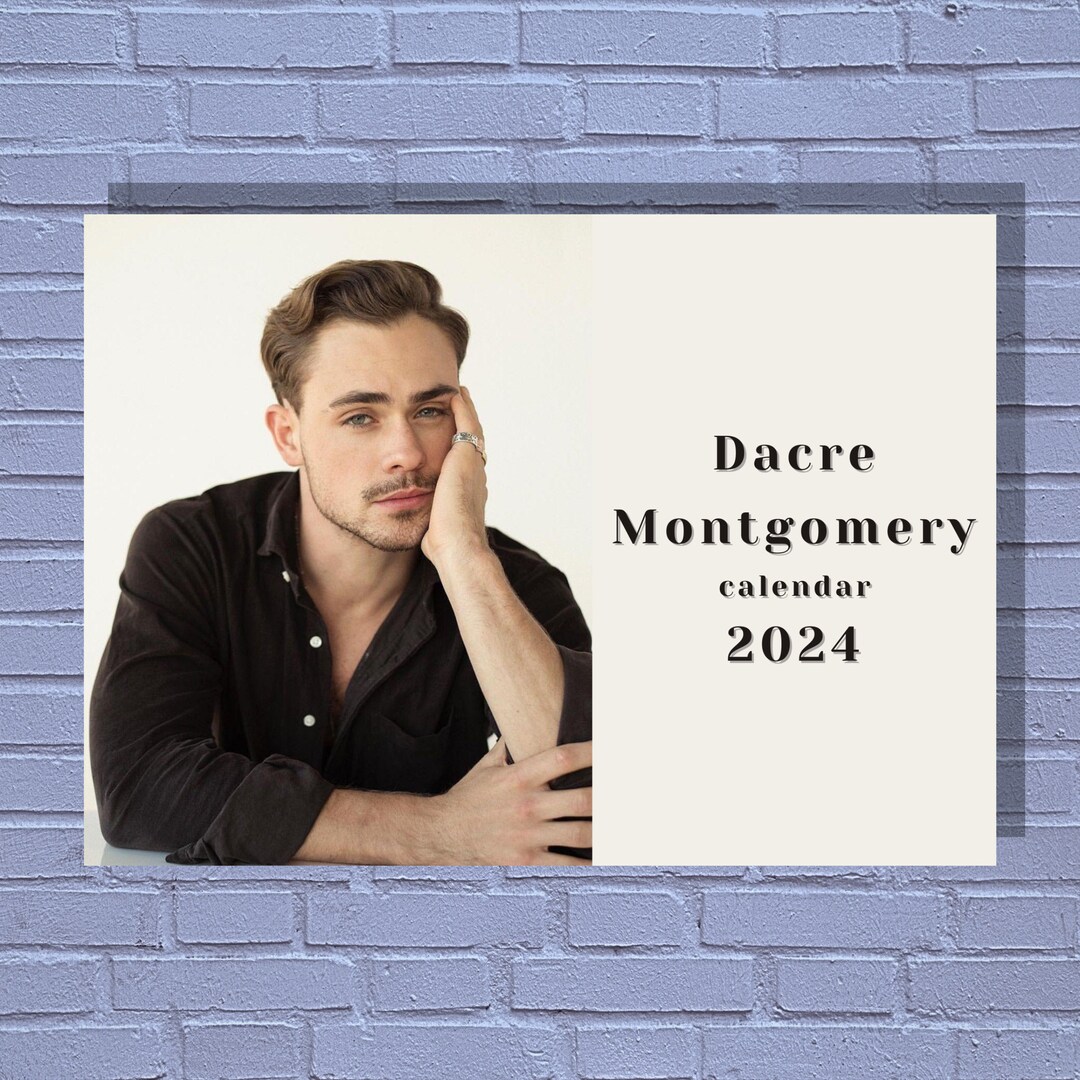 Dacre Montgomery 2024 Calendar Etsy