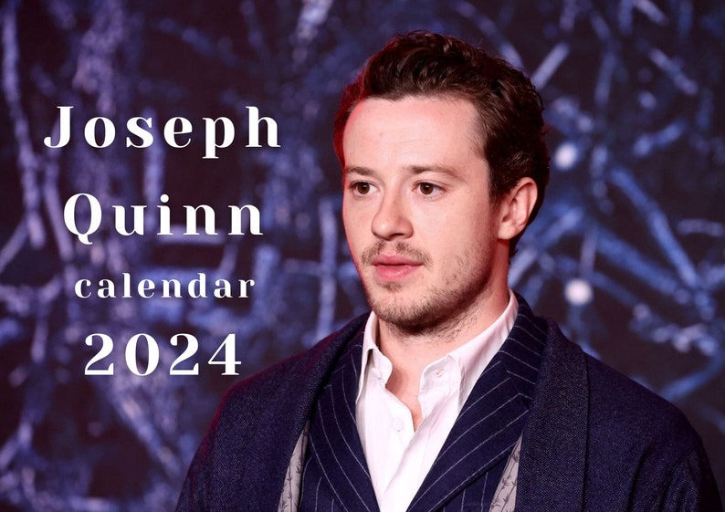 Joseph Quinn 2024 Calendar Etsy