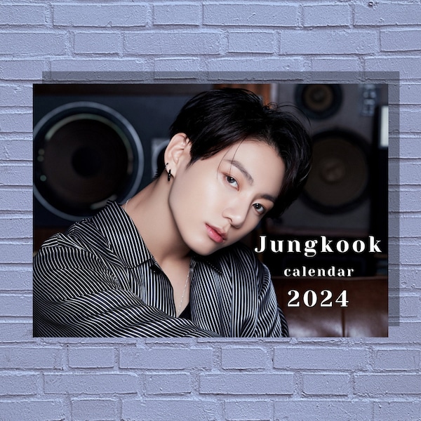 2024 Jungkook Calendar Etsy