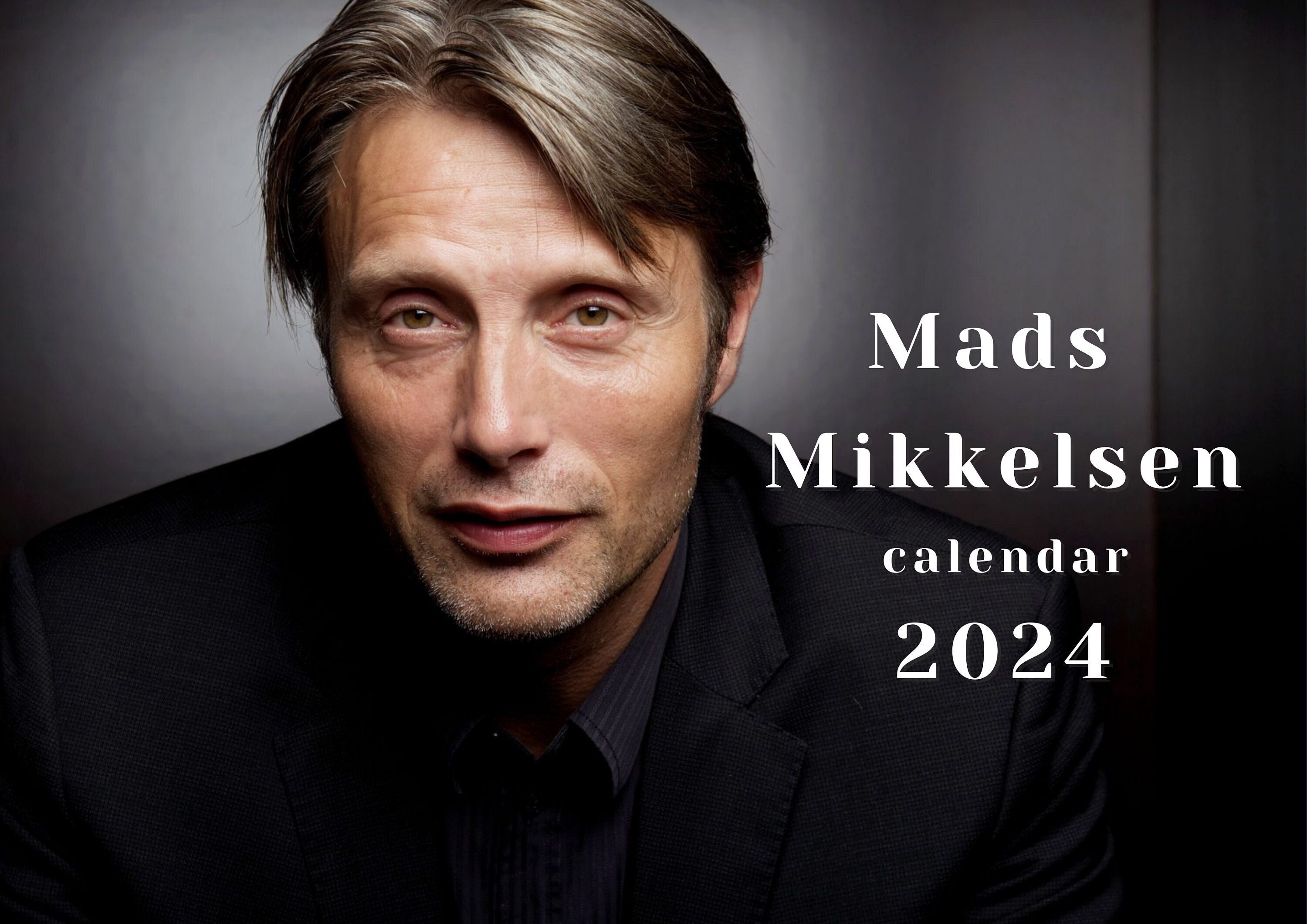 Mads Mikkelsen 2024 Calendar Etsy