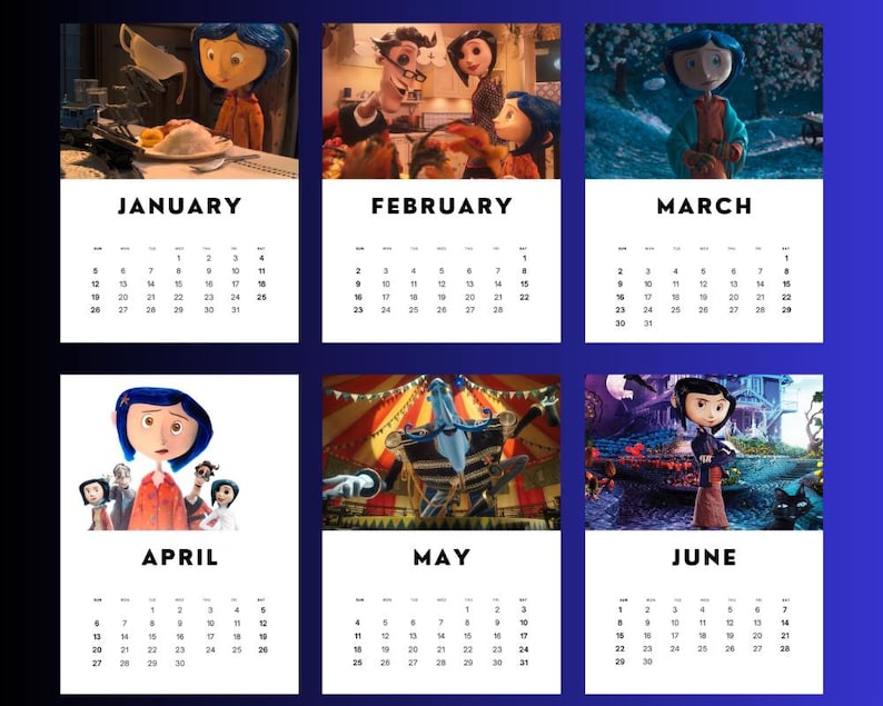 Coraline 2025 Calendar Etsy Coraline 2025 Calendar Etsy